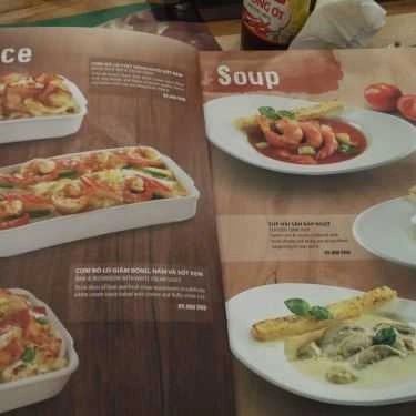 Thực đơn- Nhà Hàng The Pizza Company - Vincom Bắc Từ Liêm