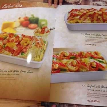 Thực đơn- Nhà Hàng The Pizza Company - Vincom Bắc Từ Liêm