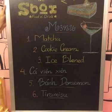 Thực đơn- Cafe The S'box - Food'n Drink