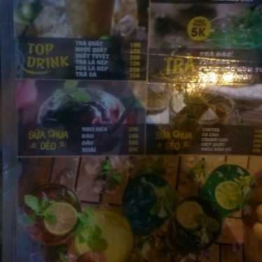 Thực đơn- The Top Coffee & Tea - Trần Quang Khải