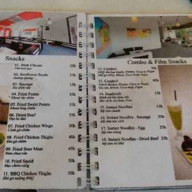 Thực đơn- The0 Cafe - Chùa Láng