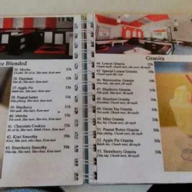 Thực đơn- The0 Cafe - Chùa Láng