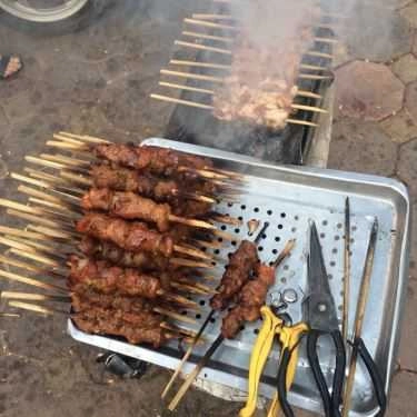 Món ăn- Ăn vặt Thịt Xiên Nướng - Đội Cấn