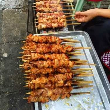 Món ăn- Ăn vặt Thịt Xiên Nướng - Chợ Ngọc Hà