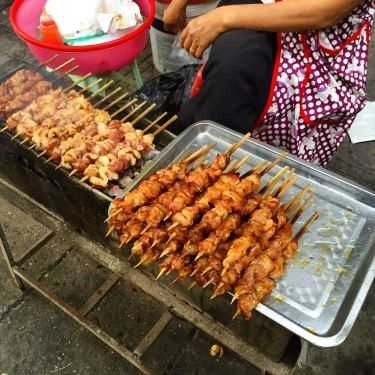 Món ăn- Ăn vặt Thịt Xiên Nướng - Chợ Ngọc Hà