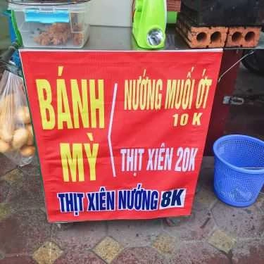 Thực đơn- Ăn vặt Bánh Mì Nướng Muối Ớt & Thịt Xiên Nướng - Ngọc Khánh