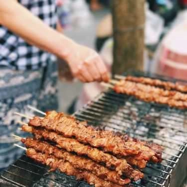 Món ăn- Ăn vặt Thịt Xiên Nướng - Hàng Dầu
