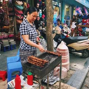 Món ăn- Ăn vặt Thịt Xiên Nướng - Hàng Dầu