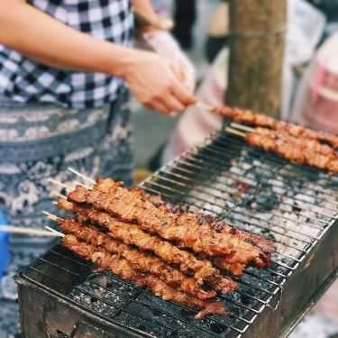 Món ăn- Ăn vặt Thịt Xiên Nướng - Hàng Dầu