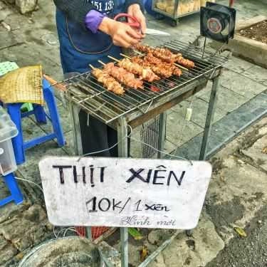Thực đơn- Ăn vặt Thịt Xiên Nướng - Ngõ Nguyễn Hữu Huân