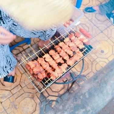 Món ăn- Ăn vặt Thịt Xiên Nướng - 83 Nghĩa Dũng