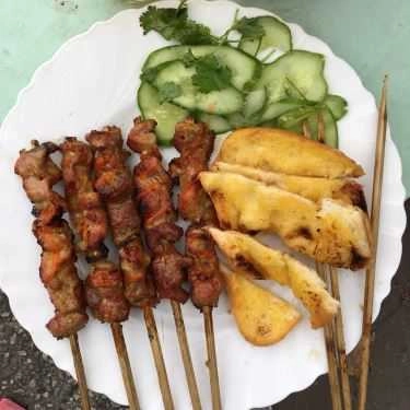 Món ăn- Ăn vặt Thịt Xiên Nướng & Bánh Mì Bơ - Hồ Đắc Di