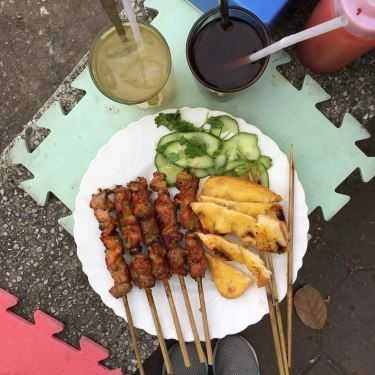 Món ăn- Ăn vặt Thịt Xiên Nướng & Bánh Mì Bơ - Hồ Đắc Di
