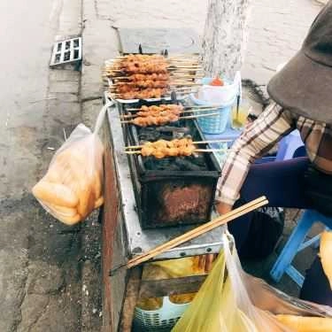 Tổng hợp- Ăn vặt Thịt Xiên Nướng & Bánh Mì Bơ - Hồ Đắc Di