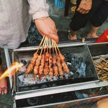Món ăn- Ăn vặt Thịt Xiên Nướng - Chợ Châu Long