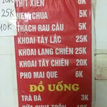 Thực đơn- Ăn vặt Thịt Xiên Rau Câu Phương Mai