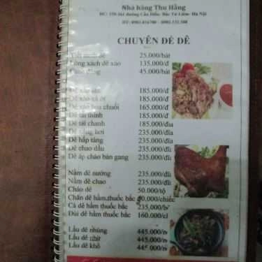 Tổng hợp- Quán Nhậu Thu Hằng - Dê Hương Sơn