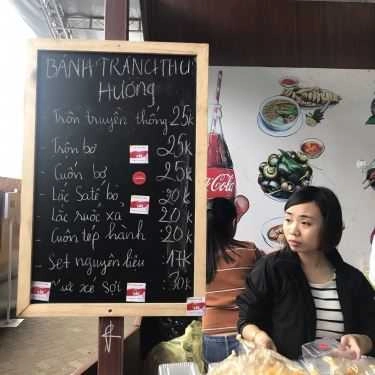 Thực đơn- Ăn vặt Thu Hương - Bánh Tráng Sài Gòn - Ô Chợ Dừa