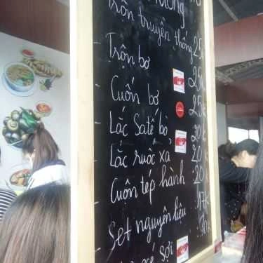 Thực đơn- Ăn vặt Thu Hương - Bánh Tráng Sài Gòn - Ô Chợ Dừa
