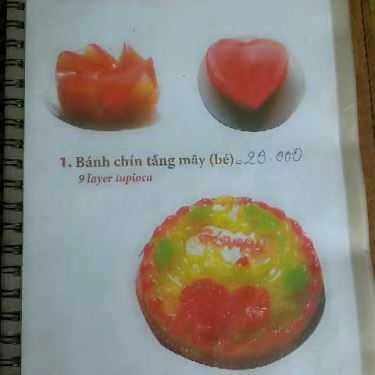 Thực đơn- Ăn vặt Thu Nga - Kem Xôi & Chè Thái