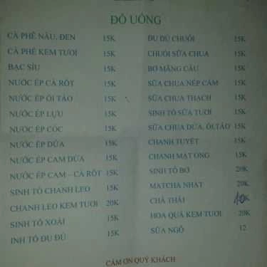 Tổng hợp- Thùy Dương - Cafe & Fast Food