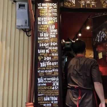 Thực đơn- Ăn vặt Tiệm Chú Long - Món Ăn Quay Nướng Quảng Đông Take Away