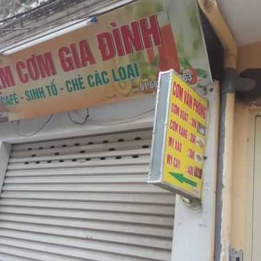 Thực đơn- Cafe Tiệm Cơm Gia Đình Đào Tấn