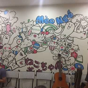 Không gian- Cafe Tiệm Trà Mèo Ngố