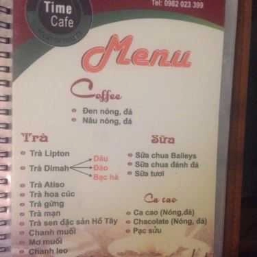 Tổng hợp- Time Cafe - Hoàng Cầu