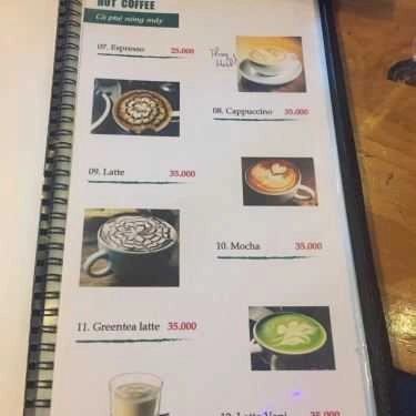 Thực đơn- Time Coffee - Ngô Thì Nhậm