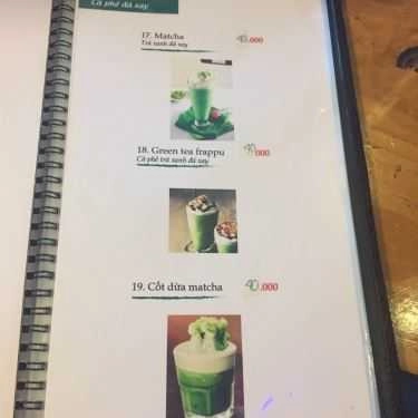 Thực đơn- Time Coffee - Ngô Thì Nhậm