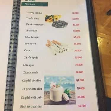 Thực đơn- Time Coffee - Ngô Thì Nhậm