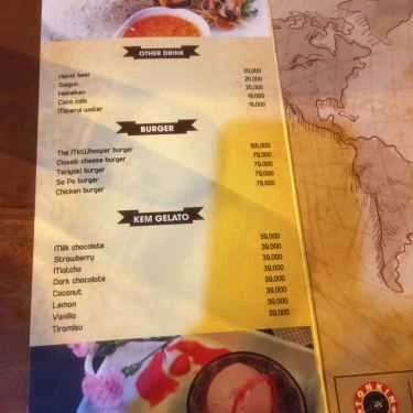 Thực đơn- Tonkin Coffee - Ấu Triệu