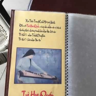 Thực đơn- Cafe Trà Hoa Quán - Hồ Văn Quán