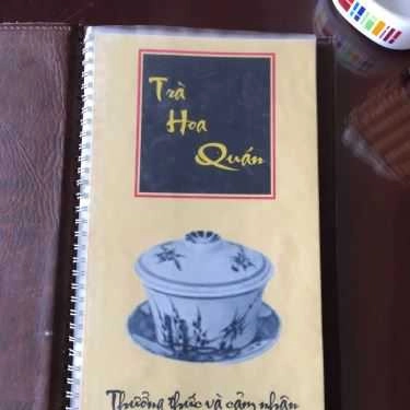 Thực đơn- Cafe Trà Hoa Quán - Hồ Văn Quán