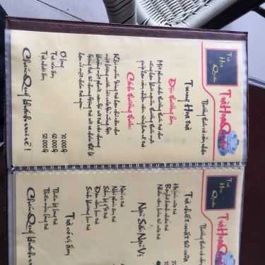 Thực đơn- Cafe Trà Hoa Quán - Hồ Văn Quán