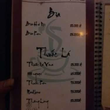 Thực đơn- Trà Sỏi Cafe