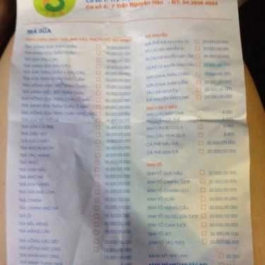 Thực đơn- Ăn vặt Trà Sữa 172 - Triệu Việt Vương