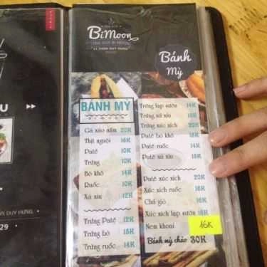 Thực đơn- Cafe Trà Sữa Bi Moon
