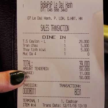 Tổng hợp- Cafe Trà Sữa Bobapop - Lê Đại Hành