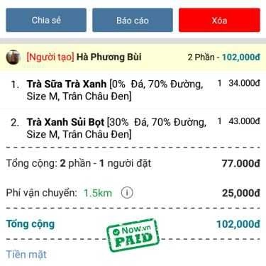 Thực đơn- Cafe Trà Sữa Bobapop - Tân Mai