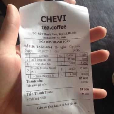 Tổng hợp- Chevi - Tea & Coffee - Thanh Niên