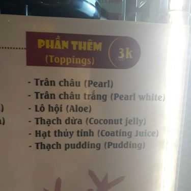 Thực đơn- Ăn vặt Trà Sữa Cocun Tea