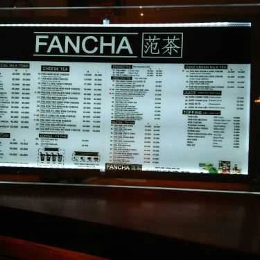 Thực đơn- Cafe Trà Sữa Fancha