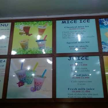 Thực đơn- Cafe Trà Sữa Feeling Tea - Hà Đông
