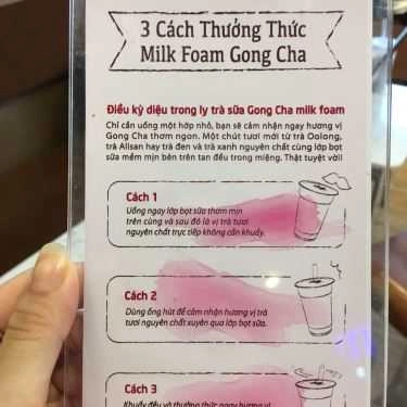 Tổng hợp- Cafe Trà Sữa Gong Cha - 貢茶 - Hoàng Đạo Thúy