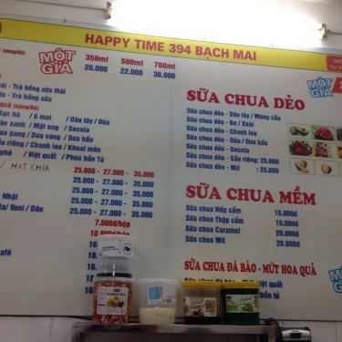 Thực đơn- Cafe Trà Sữa Happy Time - Bạch Mai
