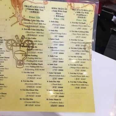 Thực đơn- Cafe Trà Sữa Heetea