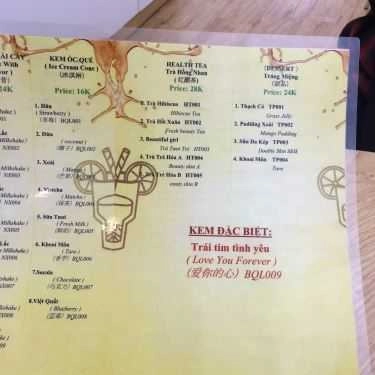 Thực đơn- Cafe Trà Sữa Heetea