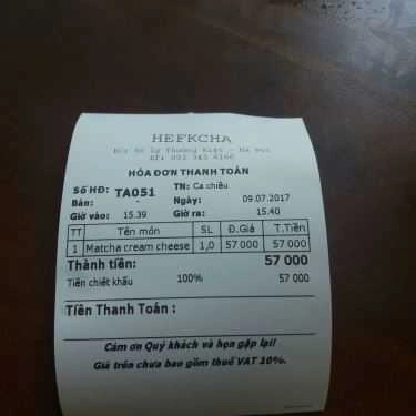 Tổng hợp- Cafe Trà Sữa Hefkcha Tea